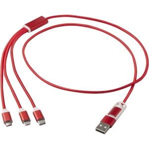 PF™ Versatile 5-1 recycled aluminium charging cable