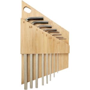 PF Allen bamboo hex key tool set