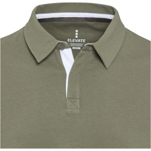 PF Hanorac unisex Clyde organic cu imprimeu de polo pentru rugby