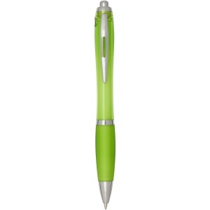 PF Nash RCS recycled plastic ballpoint pen with coloured barrel and grip (blue ink) - Img 13