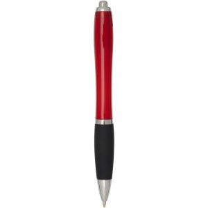 PF Nash RCS recycled plastic ballpoint pen with coloured barrel and black grip (black ink) - Img 3