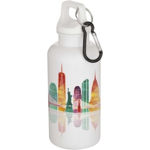 PF Sticlă de apă Oregon 750 ml din oțel inoxidabil cu perete simplu, certificată RCS, cu carabină