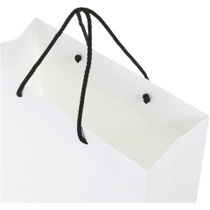 PF Pungă de hârtie integrală lucrată manual, 170 g/m2, cu mânere din șnur de plastic - 24 x 9 x 36 cm