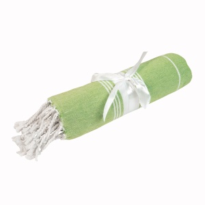 Prosop de plajă/pareo Fouta, 100% bumbac (182gr/m2) cu ciucuri, 90 x 170 cm