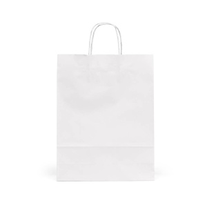 Pungă Etna L albă, certificată FSC®, kraft. 100 g/m². Fabricată în Portugalia. - Img 3