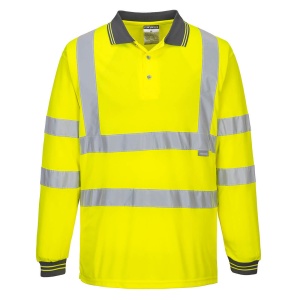 PW Tricou Polo HiVis cu maneci lungi - Img 2