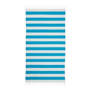Recycled cotton fringed beach towel, size 90x170 cm - Img 14