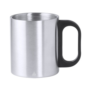 Recycled stainless steel mug 300 ml - Img 2