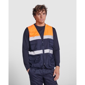 RO™ BETA | Vestă hi-vis multibuzunar | Țesătură principală: 65 % poliester / 35 % bumbac, twill 200 gsm; Țesătură hi-vis: 50 % poliester / 50 % bumbac, twill 250 gsm | – - Img 3