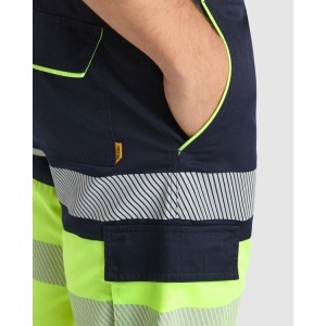 RO PANTALONI SCURȚI CU VIZIBILITATE RIDICATĂ LADA - Țesătură principală: 65% poliester 35% bumbac, 210 g/mpȚesătură în contrast: 80% poliester 20% bumbac, 210 g/mp - Img 6