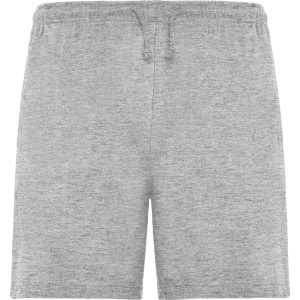 RO PANTALONI SCURȚI TIP BERMUDE SPORT - 100% bumbac, punct neted, 200 g/m².Culoarea gri melanj 58: 85% bumbac / 15% vâscoză. - Img 4