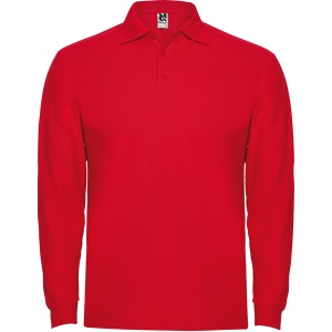 RO TRICOU POLO CU MÂNECI LUNGI ESTRELLA - 100% bumbac, punct pique, 220 g/m².Culoarea gri melanj 58: 85% bumbac / 15% vâscoză. - Img 13
