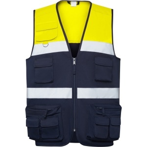RO VESTĂ CU VIZIBILITATE RIDICATĂ BETA - Material principal: 65% poliester / 35% bumbac, serj de 200g/m²Material HV: 50% poliester / 50% bumbac, serj de 250 g/m²