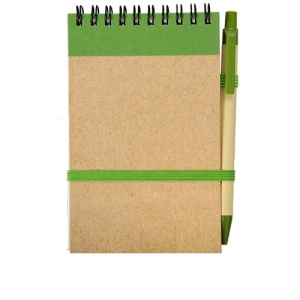 Royal™ KRAFT caiet cu pagini transparente 90×140 / 140 pagini cu pix - Img 5