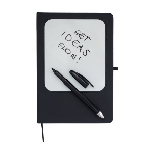 Royal BLANKO notebook with a white erasable board
