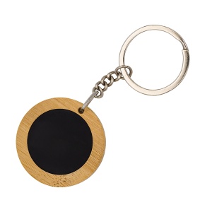 Royal EMMA metal and bamboo keyring