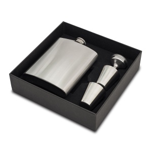 Royal LUCAN hip flask gift set