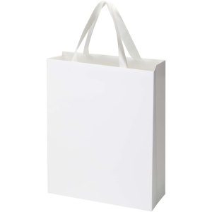 Smartfold 230 g/m2 paper bag with ribbon handles and gloss lamination - 31 x 12 x 39 cm - Img 6