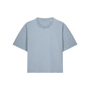 ST/ST Stella Nova Vintage - The women's garment-dyed boxy t-shirt - Relaxed Fit | Women 155 g/m² - Img 3