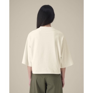 ST/ST Stella Raya - The women's cropped t-shirt in recycled cotton - Relaxed Fit | Women 200 g/m² - Img 15