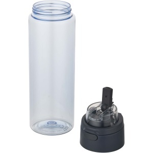 Sticlă de apă Theron RCS din plastic reciclat, 700 ml, cu capac cu funcție dublă și pai rabatabil - Img 8