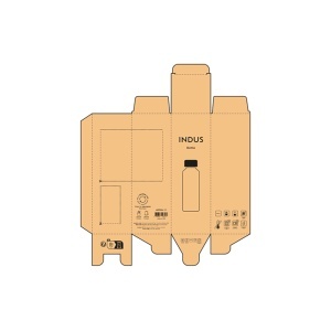 AO Sticlă Indus din sticlă borosilicată și capac de bambus 510 ml. Etanșă