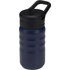 Sticlă sport Knox RCS din oțel inoxidabil reciclat cu pereți dubli și pai rabatabil, 350 ml - Img 2