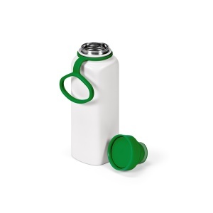 AO Sticlă Ural rSS 820 ml. Perete dublu și etanșă. Capac cu acționare prin apăsare la 360°.