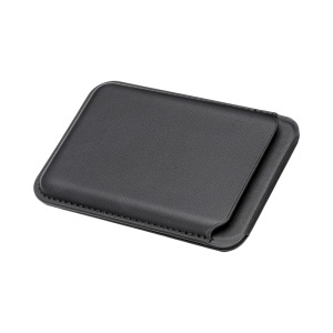 Suport magnetic pentru carduri din PU moale. Cu suport pentru telef.