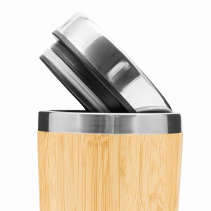 TOP™ Cana izolata de voiaj BAMBOO DRINK