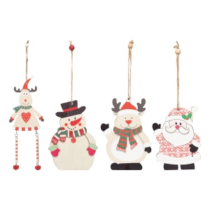 TOP™ Cadou / pandantiv brad WOODEN SNOWI