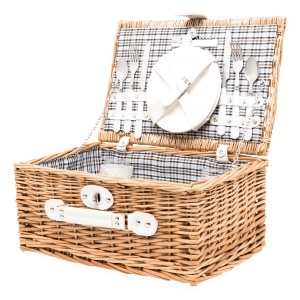 TOP KINGS PARK - Wicker picnic basket