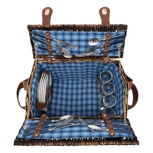 TOP VARĂ - Coș de picnic din salcie pentru 4 persoane - Img 3