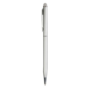 Twist pen with metal clip and barrel, and matching touchscreen rubber tip - Img 7