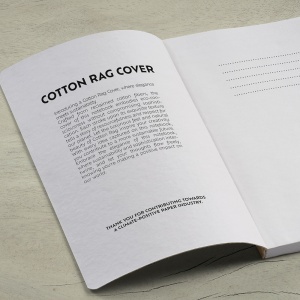 Verne A5 Notebook Cotton Rag cover. 80gsm recycled 196 pages - Img 6