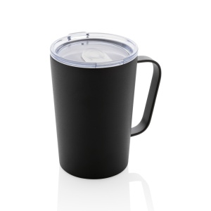 XD™ RCS Recycled stainless steel modern vacuum mug with lid