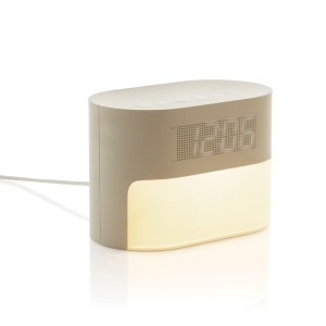 XD™ Ceas deșteptător LumaRise RCS plastic reciclat white noise - Img 2