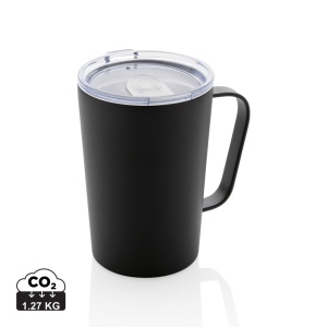 XD™ RCS Recycled stainless steel modern vacuum mug with lid