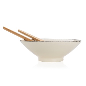 XD™ Ukiyo salad bowl with bamboo salad server