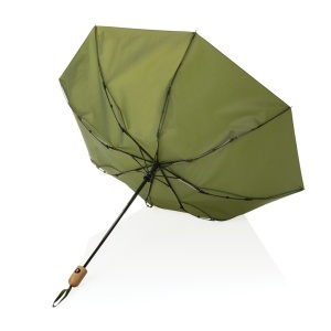 XD™ Umbrelă automată/deschis/închis 21" Impact Aware™ RPET 190T cu bambus - Img 1