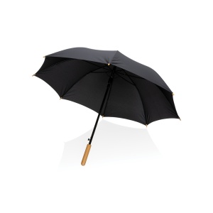 XD™ 23" Impact AWARE™ RPET 190T auto open bamboo umbrella
