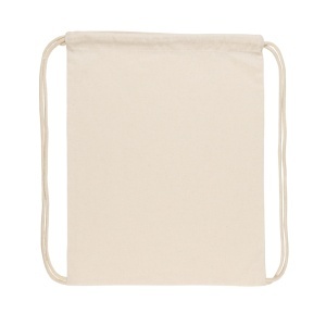 XD Impact AWARE™ recycled cotton drawstring backpack 145g - Img 10