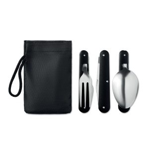 3 SERVICE 3-piece camping utensils set