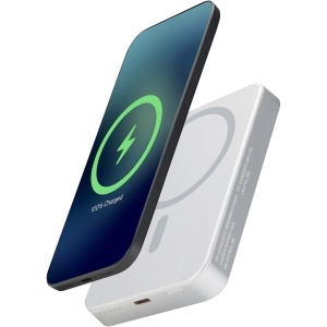 Acumulator extern magnetic Avis RCS, 10.000 mAh, din aluminiu reciclat
