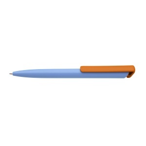 ADO BOIA Plastic ballpoint pen light blue - Img 8