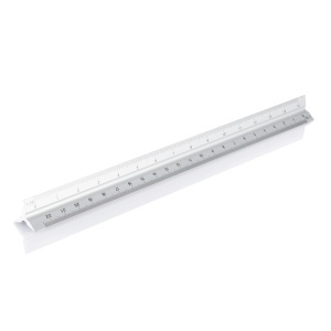 Aluminium triangle rule - 30cm - Img 3