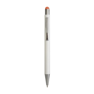 Aluminum push button ball pen with colored touch screen and laser engraved logo - Img 5