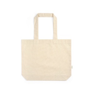 AO Geantă de cumpărături Annapurna din bumbac 180 g/m². Mânere și clin de 65 cm.