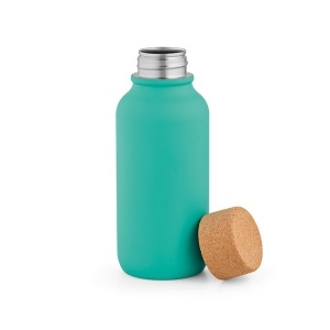 AO Sticlă Volga rSS și capac de plută 530 ml. Perete simplu și etanșă
