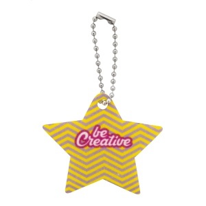 AP CreaFelt Key Xmas - custom Christmas keyring, star - Img 2